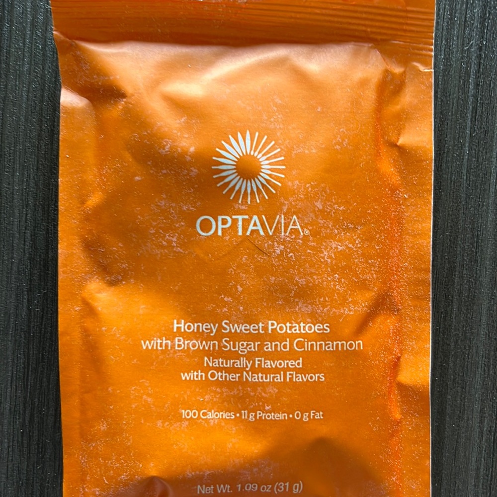Optavia honey, sweet potatoes with brown sugar and cinnamon